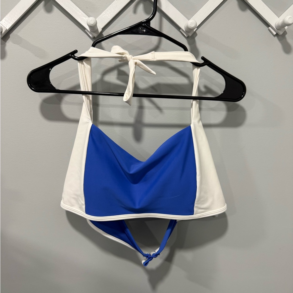 NWT womens old navy color block swim top XXL